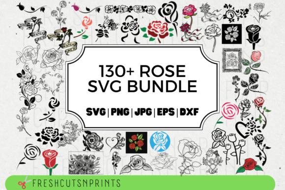 130 Roses Graphics for Modern Editorial Design