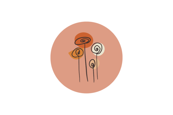 Flowers Boho Icon Svg Review for Graphics and Illustrations