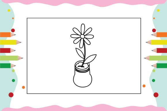 Flowers Coloring Pages for Kid 58: A Review of Graphics and Illustrations