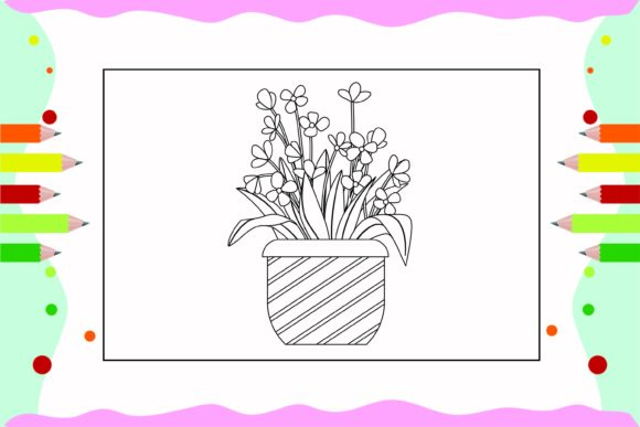 Flowers Coloring Pages for Kids 53: A Designer's Embroidery Review