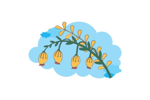 Flowers Nature Summer Blue Cloud Graphics Freebies Review