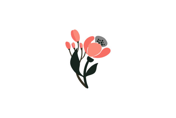 Flowers Spring Icon: A Practical Review for Graphics and Illustrations