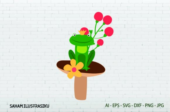 Mushroom Frog Animals Svg: Fresh Graphics and Illustrations for Blogs