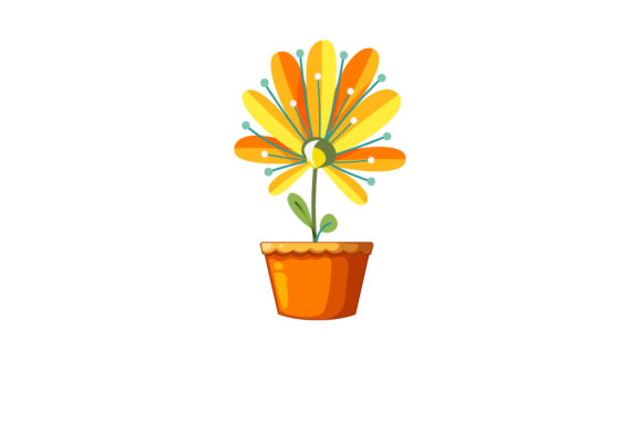 Vector Flowers Icon: Fresh Graphics for Modern Illustrations